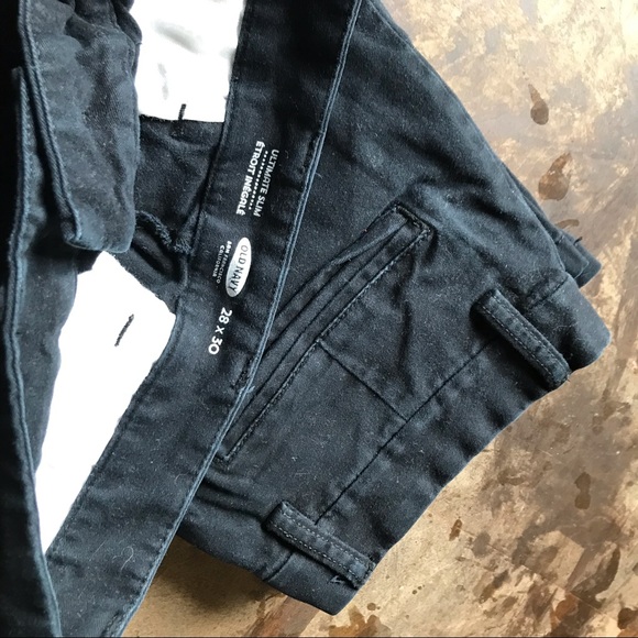 VGUC *TWO* pair. Black pants. Old Navy. 28 x 30. - Picture 2 of 6